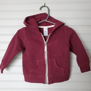 Carter's Maroon Zip Hoodie, sz 9m